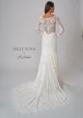 Picture of: Lovely Lace Gown with Illusion Long Sleeves and Back Detail in ILW, Style: J2097, Detail Picture 14