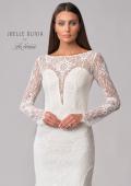 Picture of: Lovely Lace Gown with Illusion Long Sleeves and Back Detail in ILW, Style: J2097, Detail Picture 16