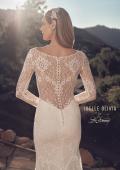 Picture of: Lovely Lace Gown with Illusion Long Sleeves and Back Detail in ILW, Style: J2097, Detail Picture 2