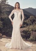 Picture of: Lovely Lace Gown with Illusion Long Sleeves and Back Detail in ILW, Style: J2097, Detail Picture 3