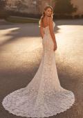 Picture of: Lace Wedding Dress with Bustier Style Top and Unique Straps in WIII, Style: J2216, Detail Picture 4