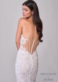 Picture of: Strapless Lace Wedding Gown with Sweeheart Top and Clover Train in WIINI, Style: J2219, Detail Picture 13