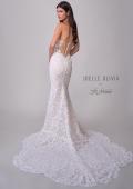 Picture of: Strapless Lace Wedding Gown with Sweeheart Top and Clover Train in WIINI, Style: J2219, Detail Picture 15