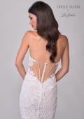 Picture of: Strapless Lace Wedding Gown with Sweeheart Top and Clover Train in WIINI, Style: J2219, Detail Picture 17