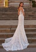 Picture of: Wedding Dress with Gorgeous Lace Pattern and V Neckline in WIINI, Style: J2227, Back Picture