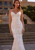 Picture of: Wedding Dress with Gorgeous Lace Pattern and V Neckline in WIINI, Style: J2227, Detail Picture 1