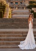 Picture of: Wedding Dress with Gorgeous Lace Pattern and V Neckline in WIINI, Style: J2227, Detail Picture 3, Landscape