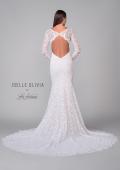 Picture of: Lace Gown with Plunge Neck and Beautiful Lace Sleeves with Scallop Details in WIINI, Style: J2159, Detail Picture 6