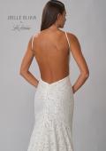 Picture of: Open Back Lace Wedding Dress with Plunge Neckline in WINI, Style: J2096, Detail Picture 10