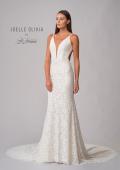 Picture of: Open Back Lace Wedding Dress with Plunge Neckline in WINI, Style: J2096, Detail Picture 11