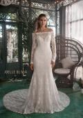 Picture of: Beautiful Lace Off the Shoulder Long Sleeve Gown in ivory, Style: J2091, Main Picture