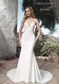 Picture of: Wedding Gown with Ornate Lace Top and Illusion Back in ivory, Style: J2101, Main Picture