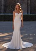 Picture of: Simply Stunning Strapless Luxe Jersey Gown with Sweetheart Top in ivory, Style: J2210, Main Picture