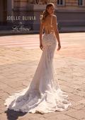 Picture of: Luxurious Lace Wedding Gown with V Neckline And Illusion Back in ivory, Style: J2255, Main Picture