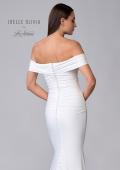 Picture of: Off the Shoulder V Neck Ruched Wedding Dress in ivory, Style: J2089, Detail Picture 8