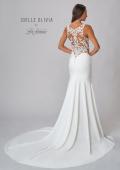 Picture of: Wedding Gown with Ornate Lace Top and Illusion Back in ivory, Style: J2101, Detail Picture 10