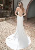 Picture of: Wedding Dress with Knot Detail and Draped Neckline in ivory, Style: J2099, Back Picture