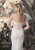Picture of: Sweetheart Lace Bodice Gown with Ruched Skirt in ivory, Style: J2082, Detail Picture 2