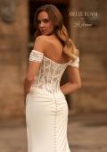 Picture of: Beautiful Off the Shoulder Lace and Lux Jersey Wedding Dress in ivory, Style: J2270, Detail Picture 2