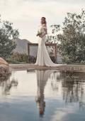 Picture of: Elegant Off the Shoulder Gown with Train in ivory, Style: J2016, Detail Picture 4