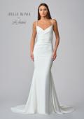 Picture of: Chic Wedding Dress with Ruching and Buttons in ivory, Style: J2032, Detail Picture 4