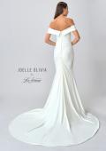 Picture of: Elegant Off the Shoulder Gown with Train in ivory, Style: J2016, Detail Picture 6