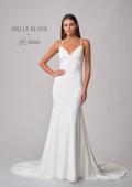 Picture of: Chic Luxe Knit Dress with Draped Neckline in ivory, Style: J2077, Detail Picture 6