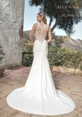 Picture of: Wedding Gown with Ornate Lace Top and Illusion Back in ivory, Style: J2101, Detail Picture 6