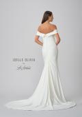 Picture of: Elegant Off the Shoulder Gown with Train in ivory, Style: J2016, Detail Picture 7