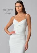 Picture of: Chic Wedding Dress with Ruching and Buttons in ivory, Style: J2032, Detail Picture 7