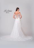 Picture of: Off the Shoulder A-Line Lace Detail Gown with Illusion Back in IBII, Style: B1193, Detail Picture 11