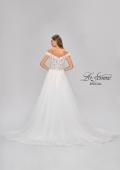 Picture of: Wedding Gown with Ornate Lace Off the Shoulder Bodice in III, Style: B1050, Detail Picture 8