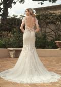 Picture of: Mermaid Dress with Stunning Lace and Sheer Sleeves in III, Style: B1091, Detail Picture 8, Landscape