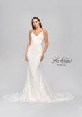 Picture of: Stunning Lace Fitted Gown with Sheer Back in III, Style: B1052, Detail Picture 11
