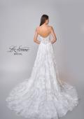 Picture of: Lace A-Line Wedding Dress with Slit and Deep V in III, Style: B1056, Detail Picture 22