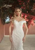 Picture of: Gorgeous Lace Off the Shoulder Mermaid Wedding Gown in III, Style: B1043, Detail Picture 1