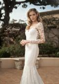 Picture of: Mermaid Dress with Stunning Lace and Sheer Sleeves in III, Style: B1091, Detail Picture 5