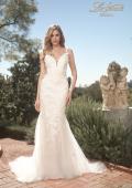 Picture of: Illusion Lace Back Wedding Gown with Trumpet Skirt in IIII, Style: B1034, Main Picture