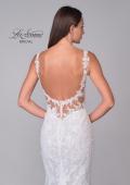 Picture of: Trumpet Gown with Plunge Neck and Detailed Lace Train in IIII, Style: B1199, Detail Picture 10