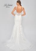 Picture of: Illusion Lace Back Wedding Gown with Trumpet Skirt in IIII, Style: B1034, Detail Picture 14