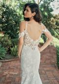 Picture of: Lace Trumpet Wedding Dress with Off the Shoulder Straps in IIII, Style: B1240, Detail Picture 2