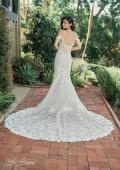 Picture of: Lace Trumpet Wedding Dress with Off the Shoulder Straps in IIII, Style: B1240, Detail Picture 4