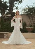 Picture of: Bell Sleeve Lace Wedding Dress with Off Shoulder Top in IIIII, Style: B1203, Main Picture