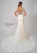 Picture of: Trumpet Gown with Elegant Lace and Scallop Detailing in IIIII, Style: B1163, Detail Picture 8