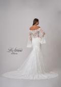 Picture of: Bell Sleeve Lace Wedding Dress with Off Shoulder Top in IIIII, Style: B1203, Detail Picture 8