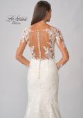 Picture of: Trumpet Gown with Elegant Lace and Scallop Detailing in IIIII, Style: B1163, Detail Picture 11