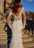 Picture of: Long Sleeve Wedding Dress with Beautiful Lace and Boning Detail in IIIII, Style: B1290, Detail Picture 2