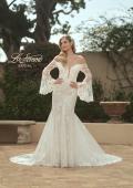 Picture of: Bell Sleeve Lace Wedding Dress with Off Shoulder Top in IIIII, Style: B1203, Detail Picture 3