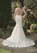 Picture of: Trumpet Gown with Elegant Lace and Scallop Detailing in IIIII, Style: B1163, Detail Picture 4