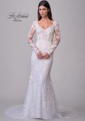 Picture of: Long Sleeve Wedding Dress with Beautiful Lace and Boning Detail in IIIII, Style: B1290, Detail Picture 4